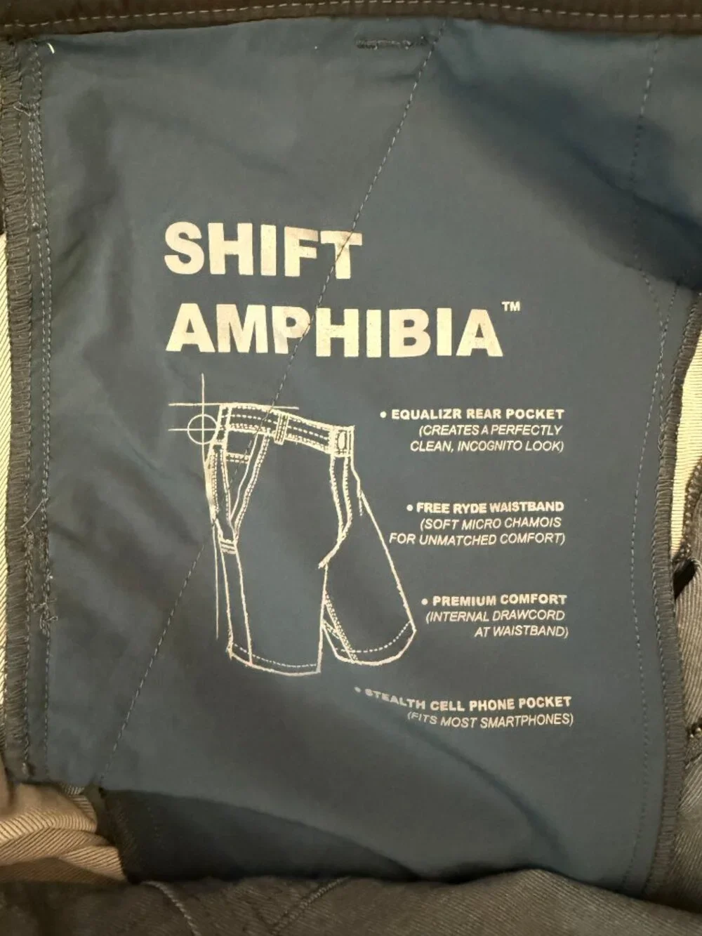 KÜHL Shift Amphibia Shorts Men's Size 38 Heathered Gray Charcoal Outdoor